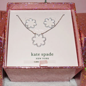 Kate Spade Scallop Necklace and Earrings set